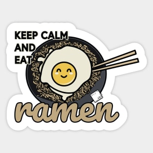 Keep Calm and Eat Ramen Sticker